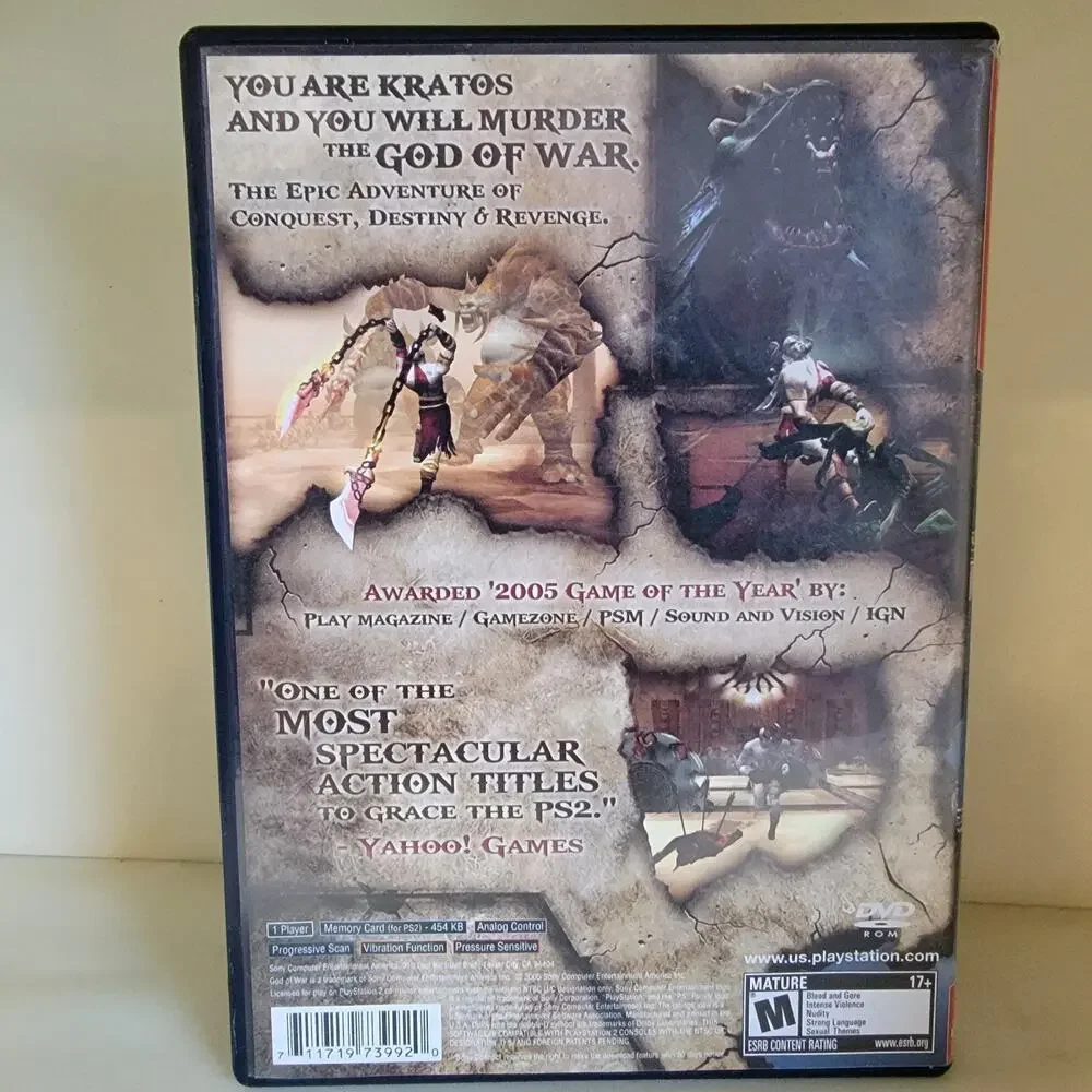 God of War (Sony PlayStation 2, 2005) CIB